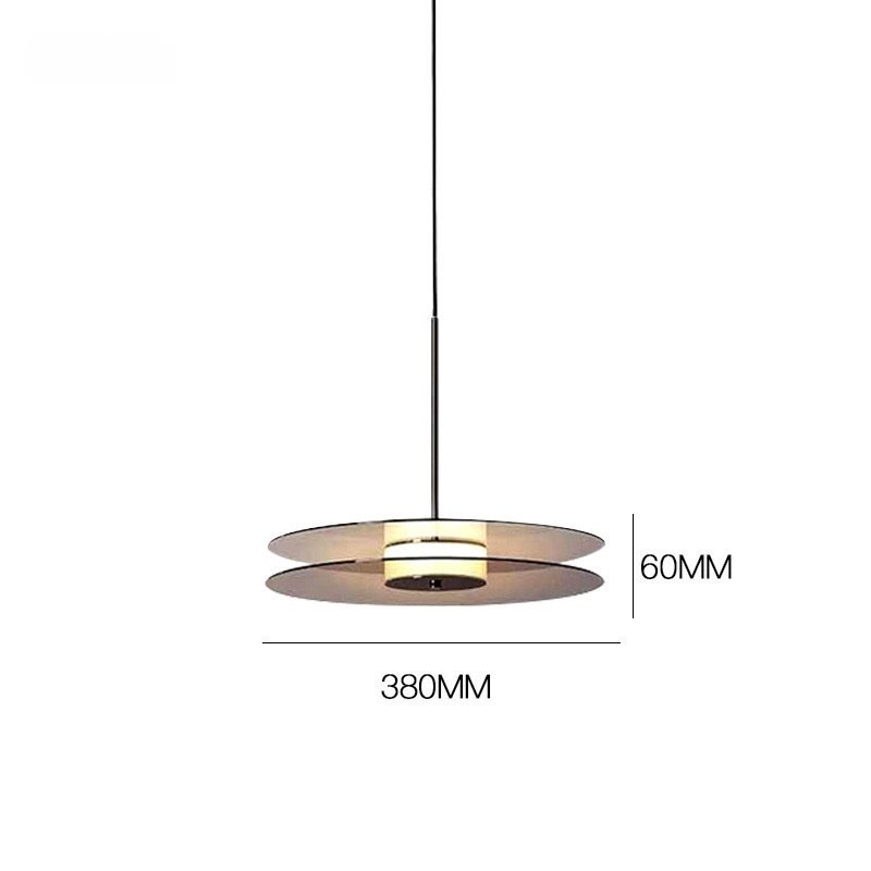 Record Glass Chandelier