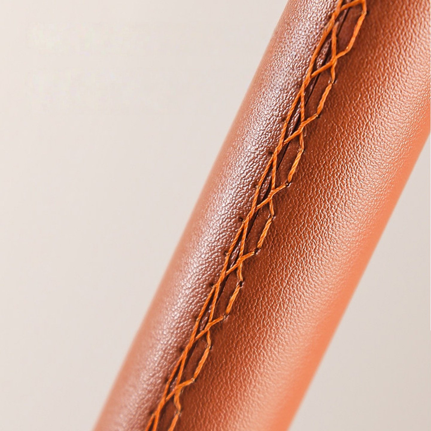 leather & marble standing lamp