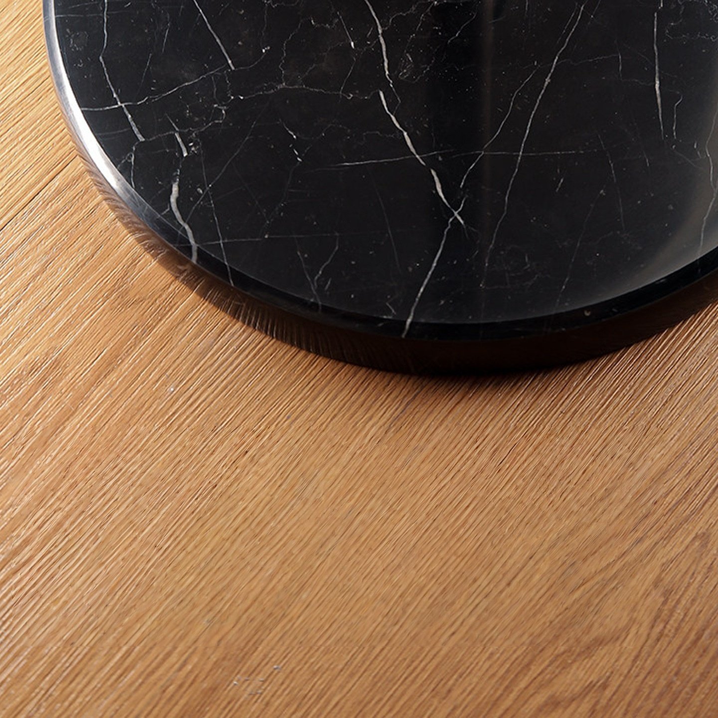 leather & marble standing lamp