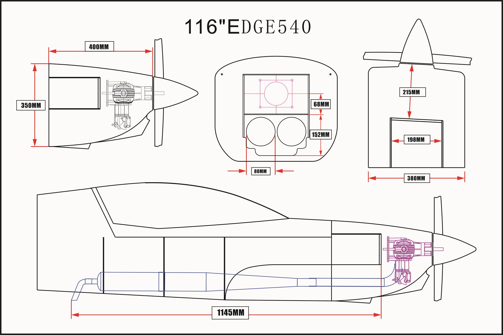 Edge 540 rc cheap plane plans