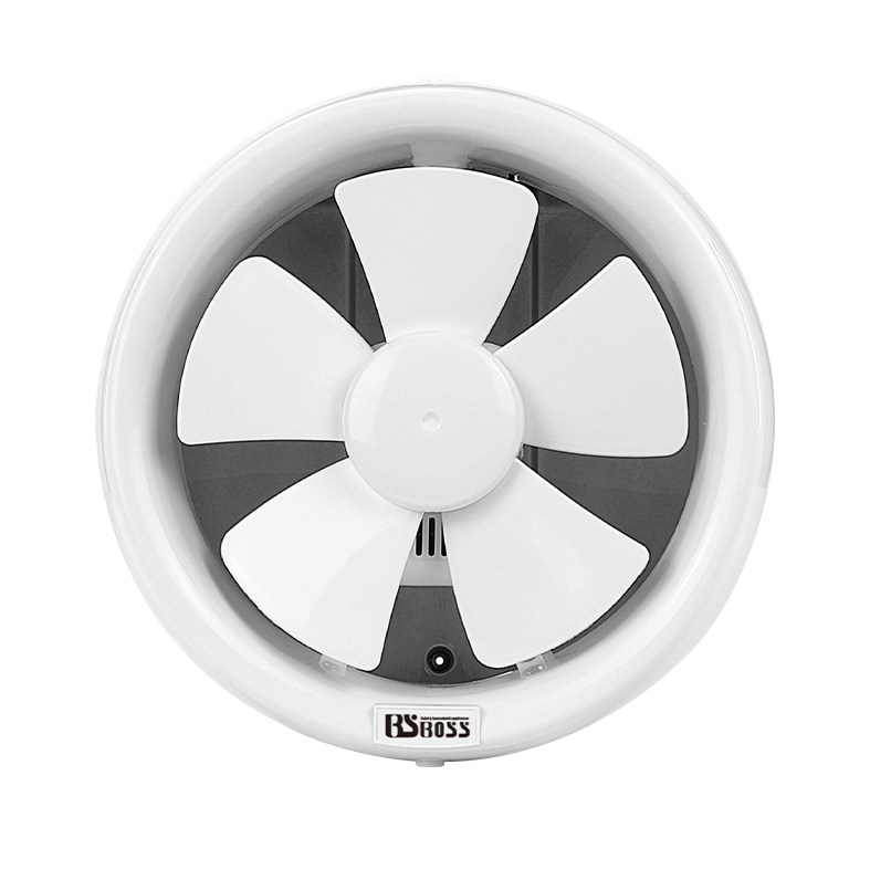 BS BOSS 6 inch 8inch Round PVC Wall Type Glass Exhaust Fan