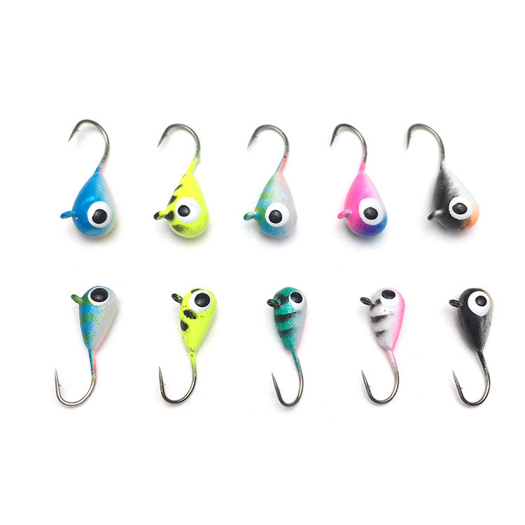 Colorful Tungsten Alloy Ice Jig, TJ0001