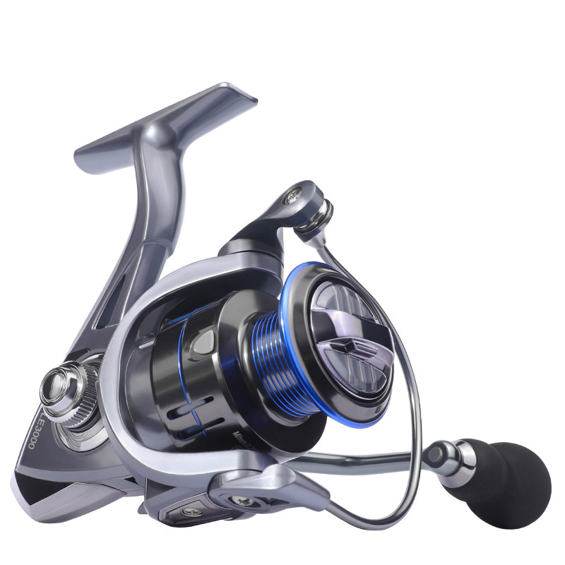 Fishing Reel 5.2:1 Gear RatioMax Drag 8kg, LE1000-6000