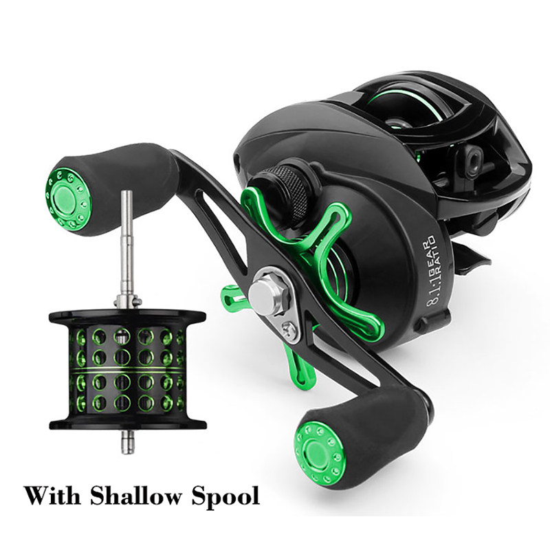 Fishing Reel with Spool 8.1:1 High speed Max Drag 8kg, BS2000