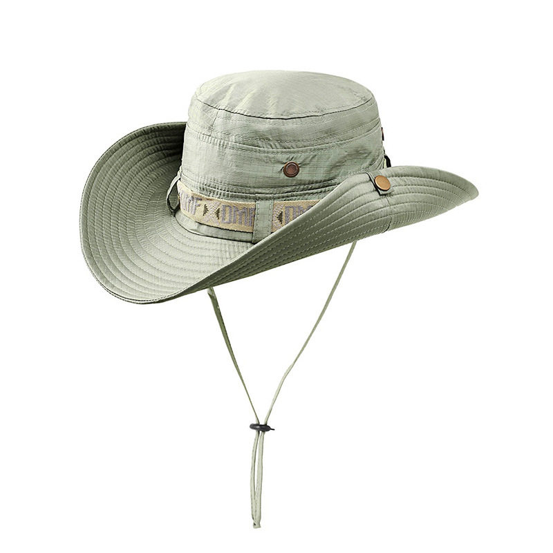 Wide Brim Waterproof Bucket Hat for Fishing 2 Colors  , FH0007