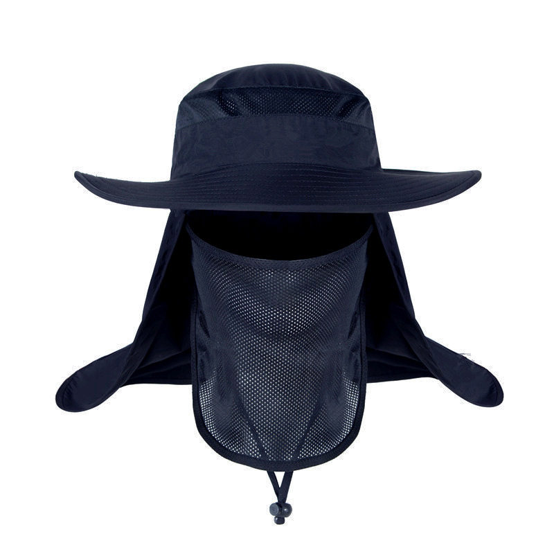 Waterproof Fishing hat Face Cover Summer Neck Flap Hat 17 Colors , FH0009