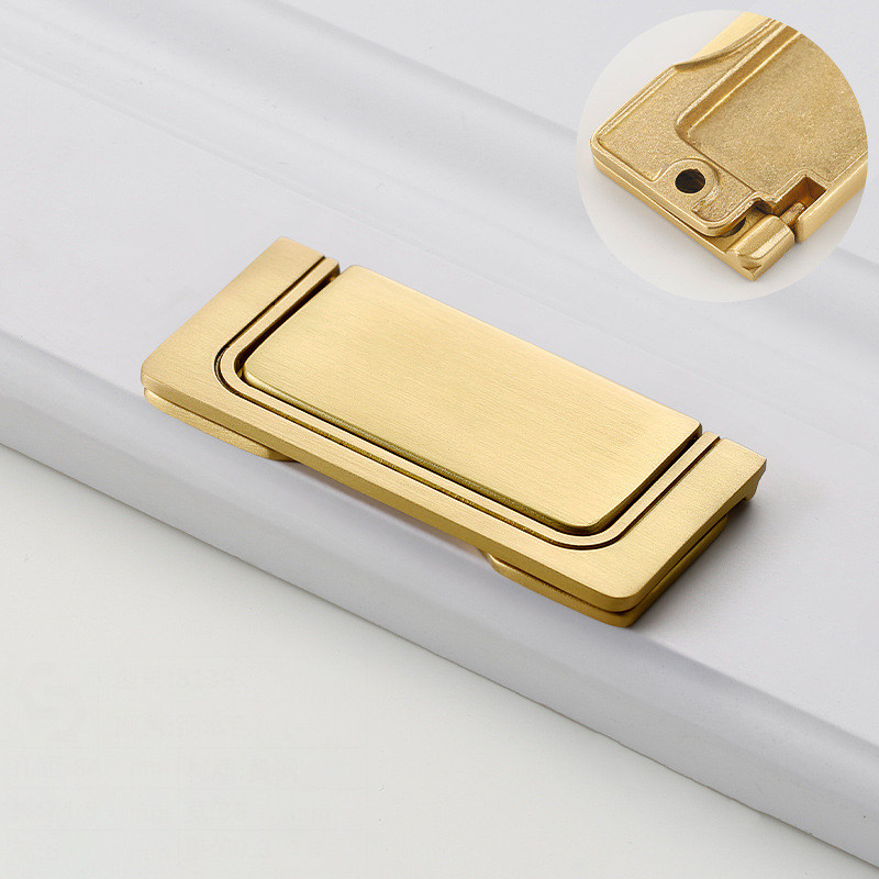 Flush Embedded Concealed Brass Handle, 8038