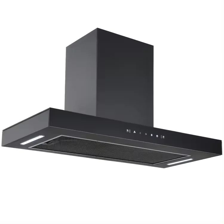 GP9014-High End Design 900mm 3 Speed Touch and Gesture Control T Shape Range Hood