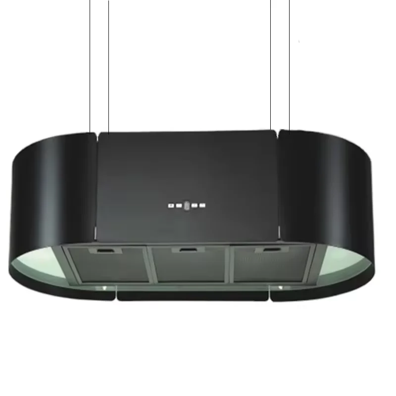 GP9018-Island Mounted Round Range Hood