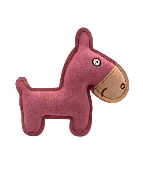 Genuine Leather Dog Toy – Donkey Shape