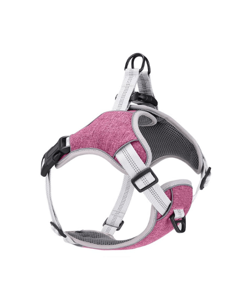 Reflective Adjustable Dog Harness – Purple