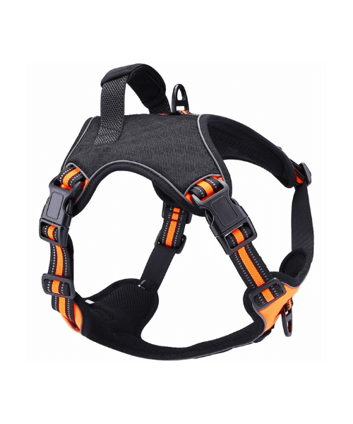 Super Reflective Dog Harness – Orange