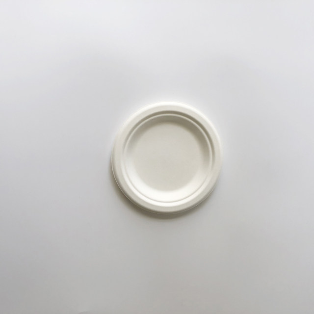 6'' Bagasse Round Plate