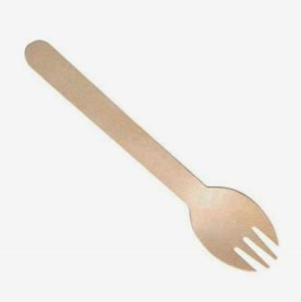 160mm Wooden Spork