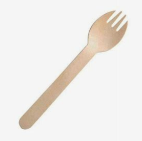 110mm Wooden Spork