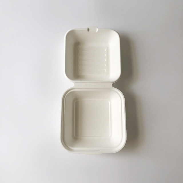 6.2'' Bagasse burger box