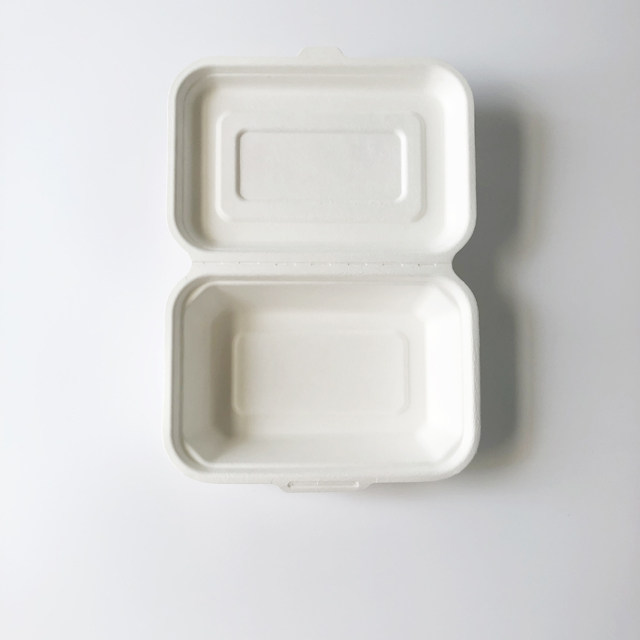 7x5'' 450ml Bagasse Clamshell