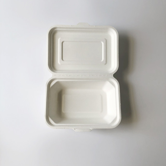 600ml Bagasse Clamshell