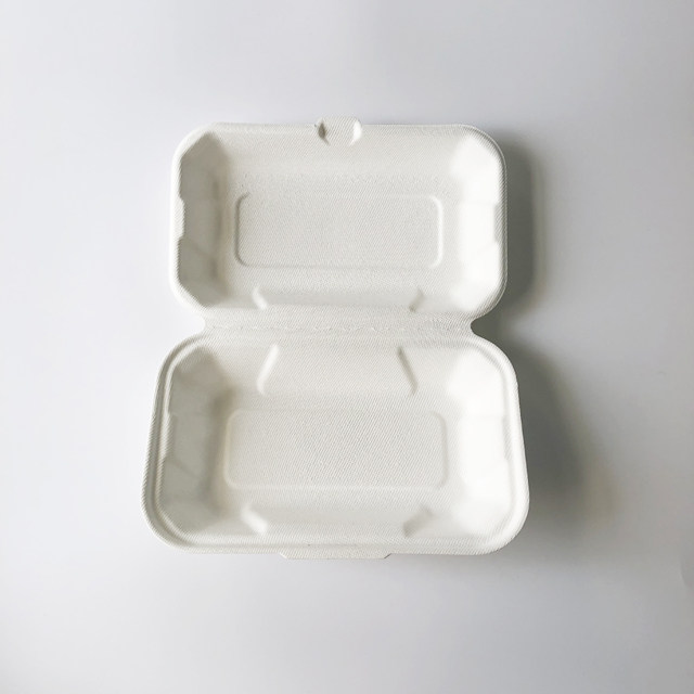 7x5'' 750ml Bagasse Clamshell