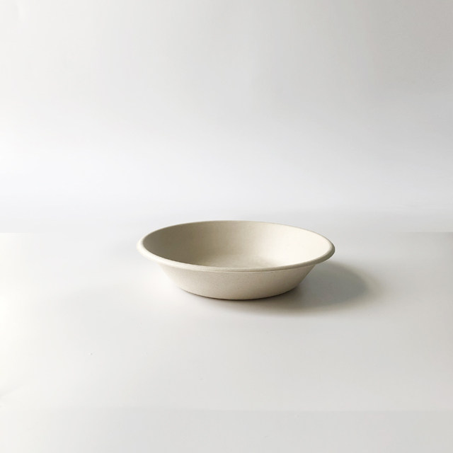 Shallow Bagasse Round Bowl