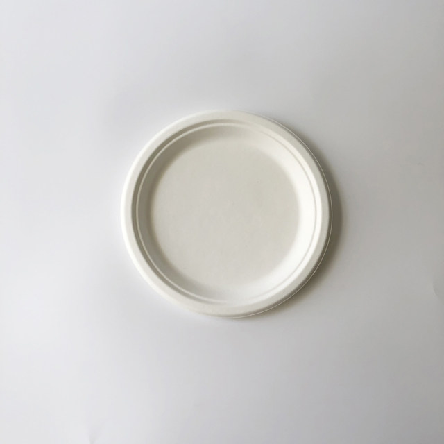 9'' Bagasse Round Plate