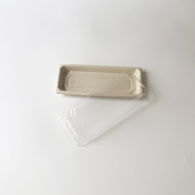 PET Lid for 2# Bagasse Sushi Tray