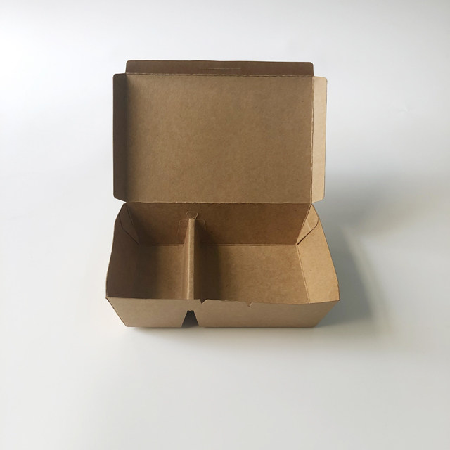 3# 2-Compt 900ml Kraft Paper Box