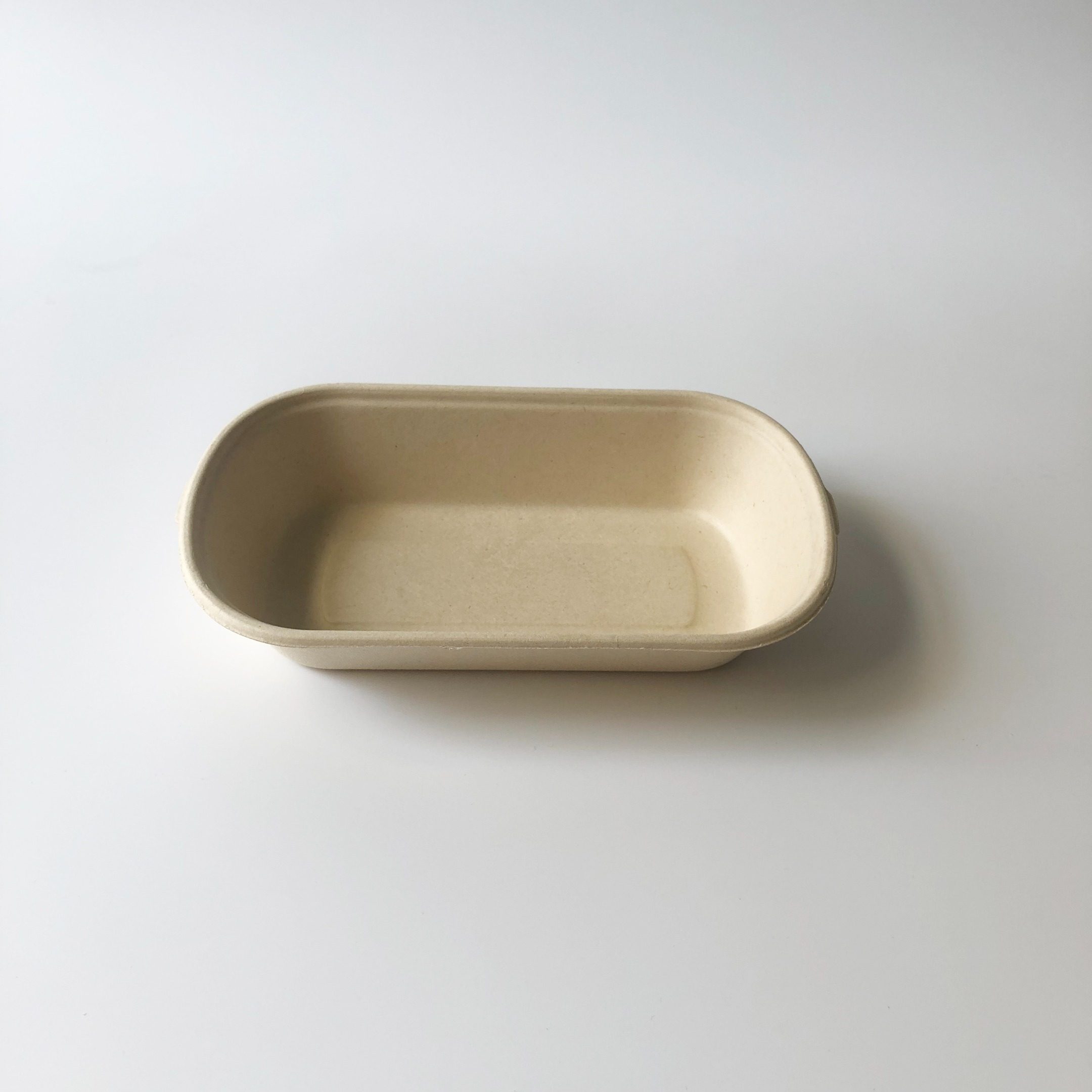 850ml 1Div-Separate Lid Bagasse Container