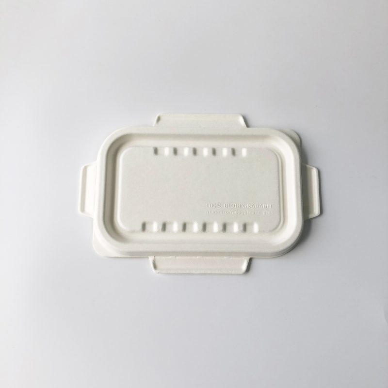 Bagasse Lid with Wing Suit for 450-1000ml Container