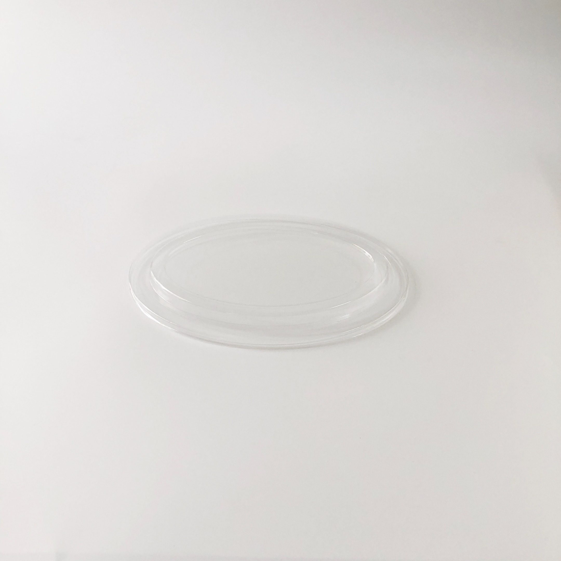 PET lids for Deep fish&chips oval tray