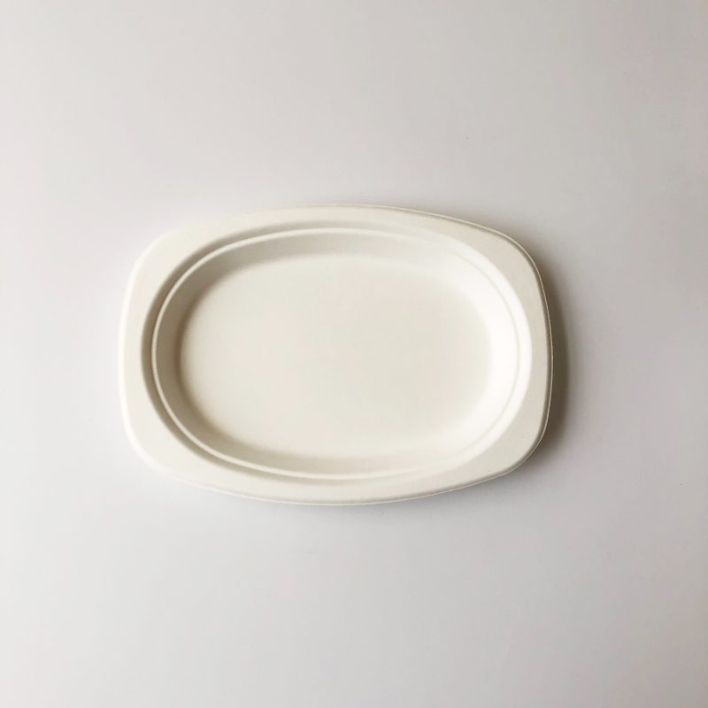 Australia Oval Bagasse Plate