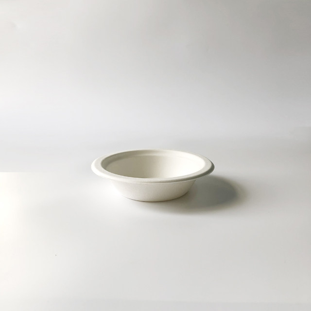 350ml Bagasse Round Bowl With Flat Bottom