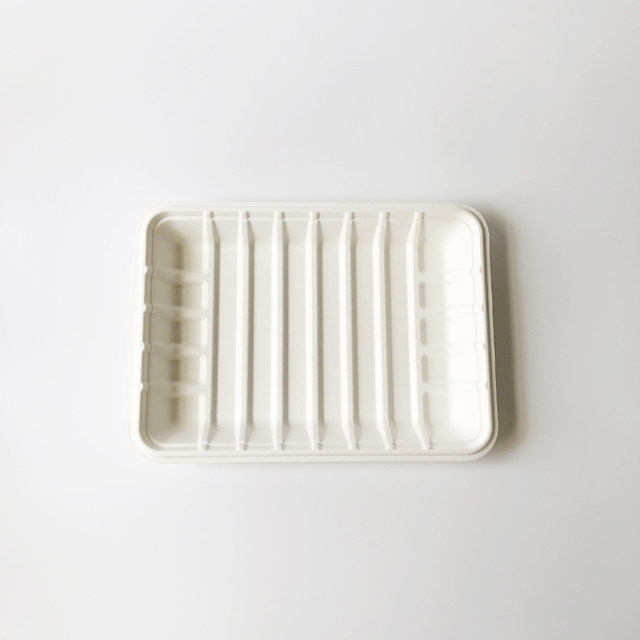 Small Supermarket Bagasse Tray