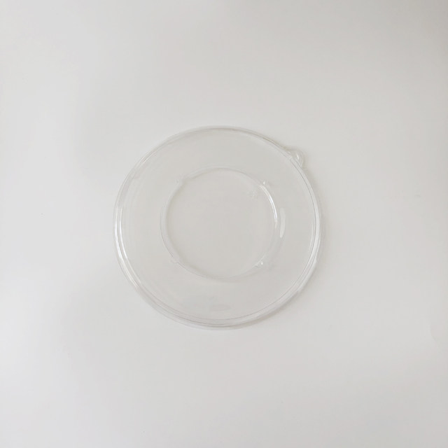 PET Lid for Bagasse Round Bowl