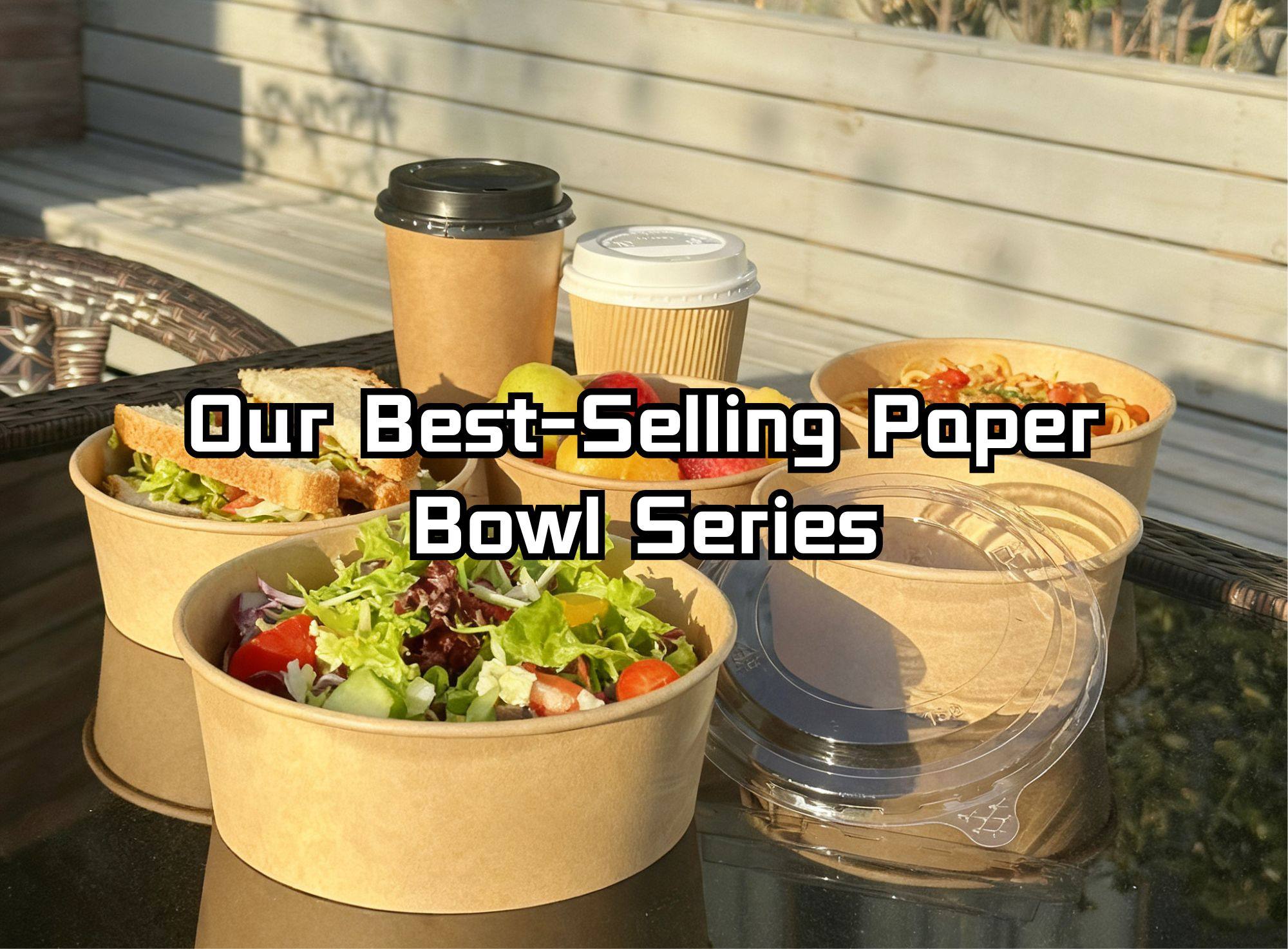 Best-Selling Paper Bowl Series: Elevate Restaurant Takeout with Flavor & Peace of Mind