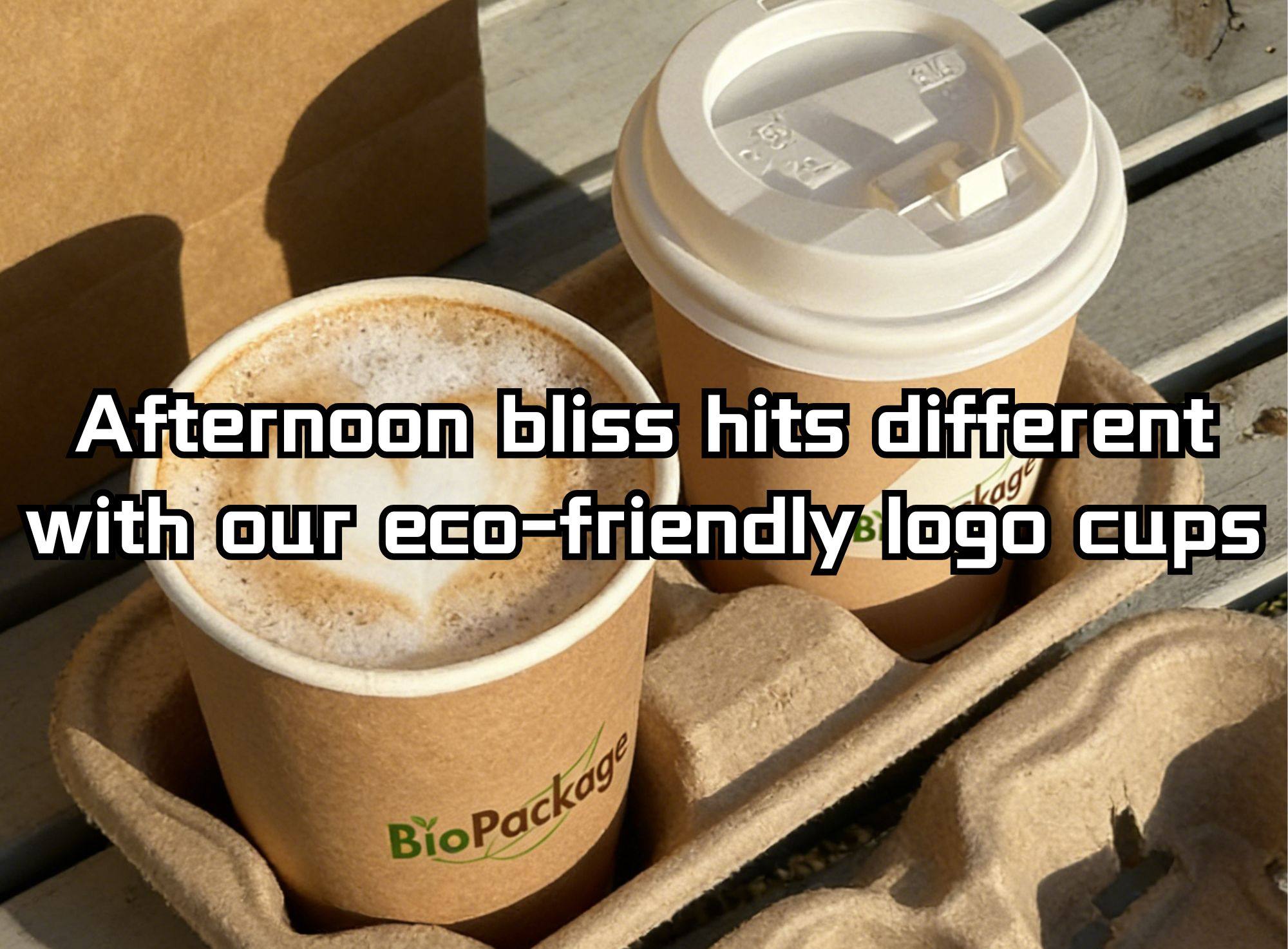 ☕ Afternoon bliss hits different with a cup of creamy cappuccino! From our eco-friendly logo cups