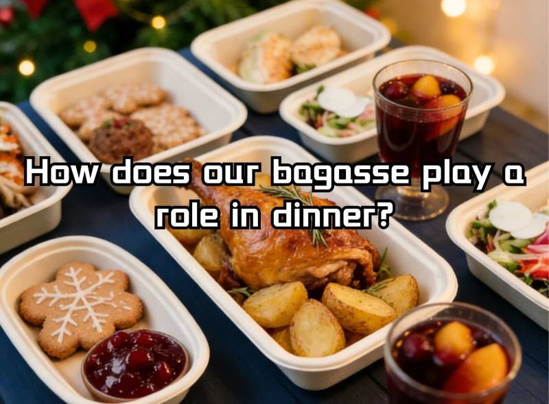How does bagasse play a role in dinner?