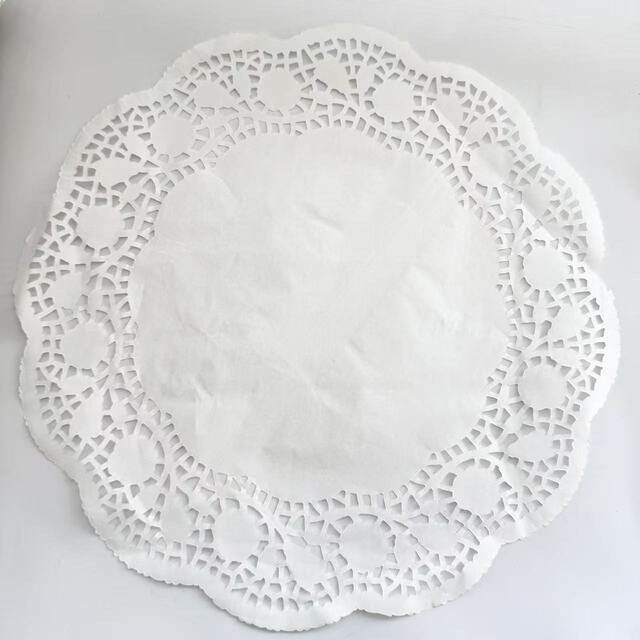 16.5 inch round flower base paper