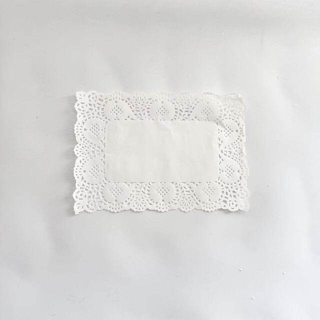 6.5x9 inch rectangular flower base paper
