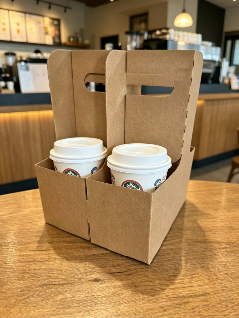 Elevate Your Beverage Takeout Experience with Our 2-in-1 Cup Carriers!