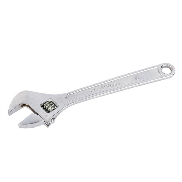 Hardware tools weighted square hole metric adjustable wrench multi-function 12-inch live wrench