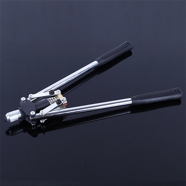 Black single rivet gun manual plastic-coated handle aluminum alloy metric double rivet gun