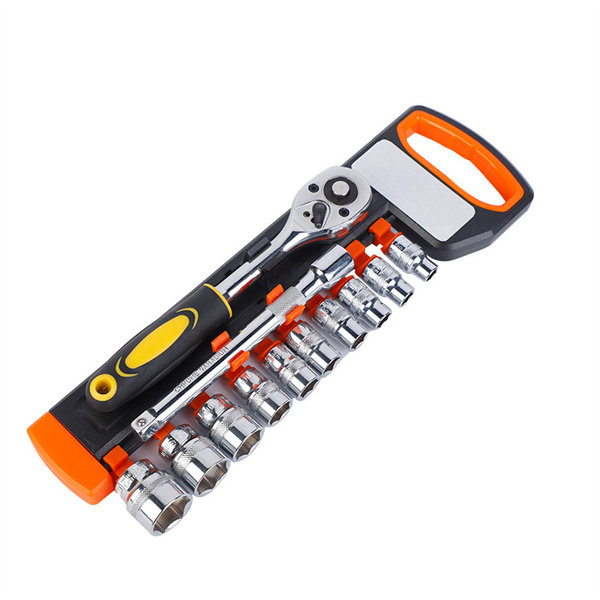 Ratchet socket wrench set hex quick socket wrench auto repair tool wrench socket head