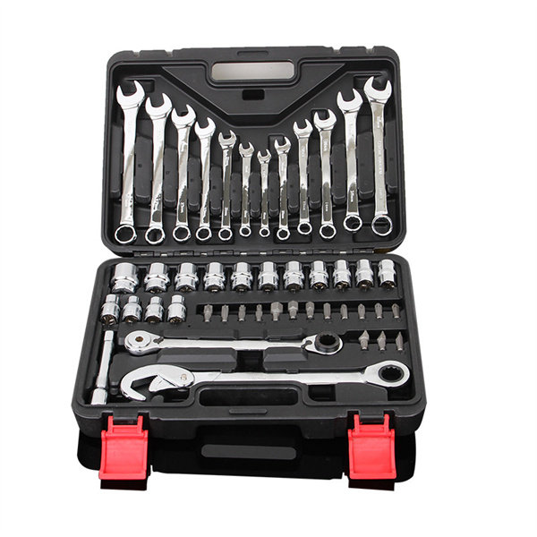 45-piece socket wrench set manual auto repair tool accessories auto repair kit