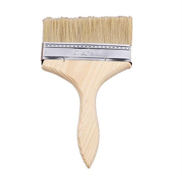 Wooden handle pig hair brush bristle barbecue seasoning brush multi-specification paint brush