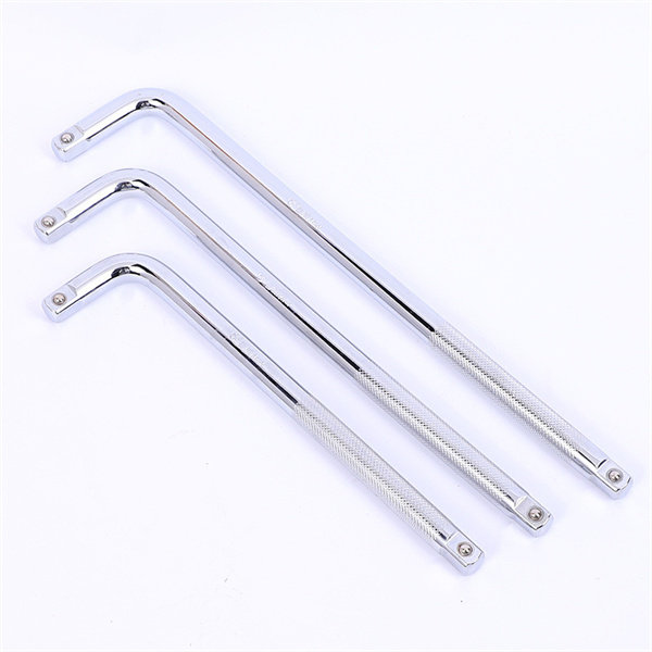 Receiving rod Shidun knurled bent rod hardware tool chrome vanadium steel metric L-shaped knurled bent rod wrench sleeve sliding rod