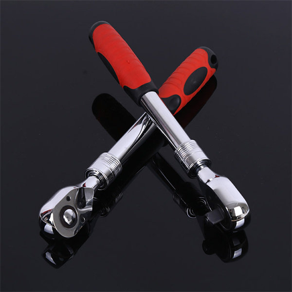 Chrome vanadium steel 12 inch ratchet socket wrench retractable quick ratchet wrench