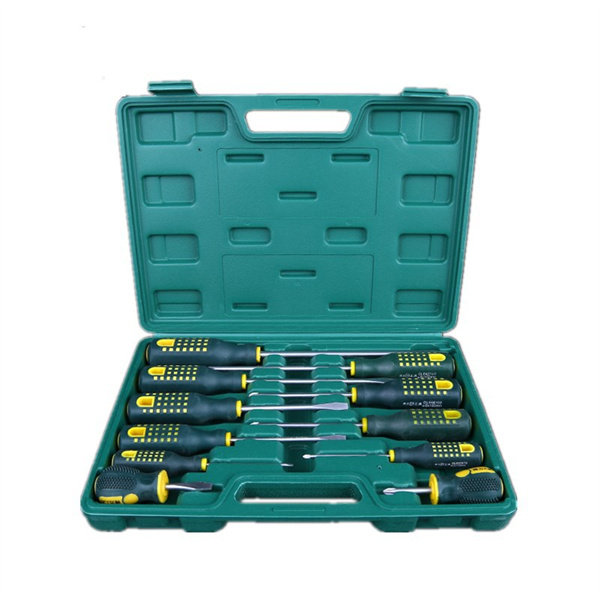 11PC screwdriver set Multifunctional chrome molybdenum steel with magnetic manual screwdriver set