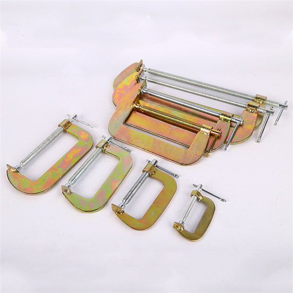 Multi-specification weighted G-clamp C-type quick-fastening woodworking clamp high-torque C-type clamp