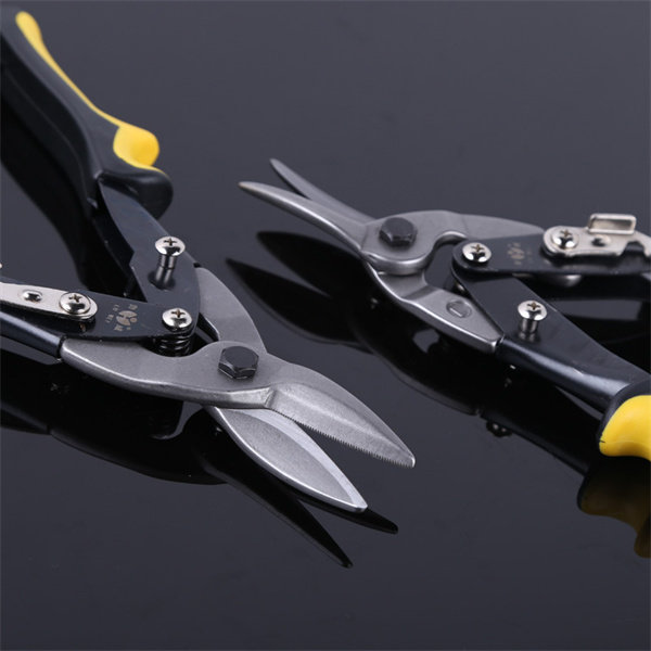 Straight head aviation scissors Manual iron scissors fast cutting heavy aviation scissors